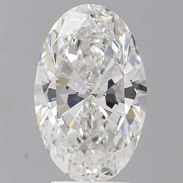 3.52 Carat Oval Shaped, Ideal Cut, E Color, VS1 Clarity, IGI Certified Lab Grown Diamond
