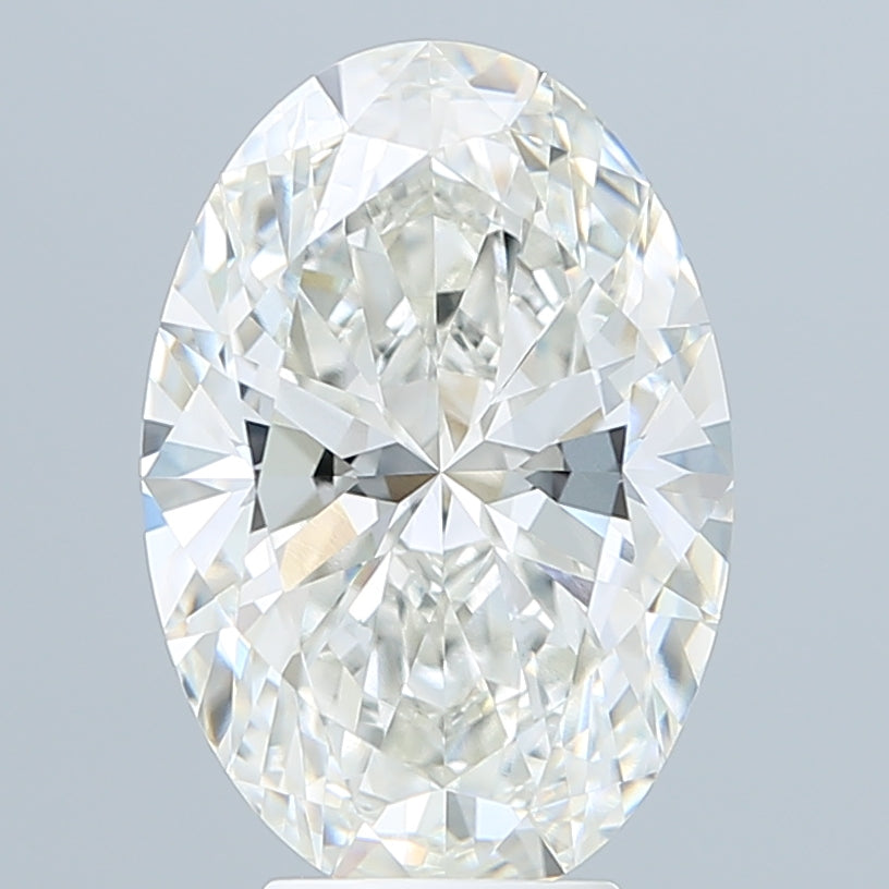 5.10 Carat Oval Shaped, Ideal Cut, G Color, VVS2 Clarity, IGI Certified Lab Grown Diamond