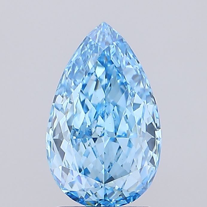 2.02 Carat Pear Shaped, Ideal Cut, VS1 Clarity, IGI Certified Lab Grown Diamond