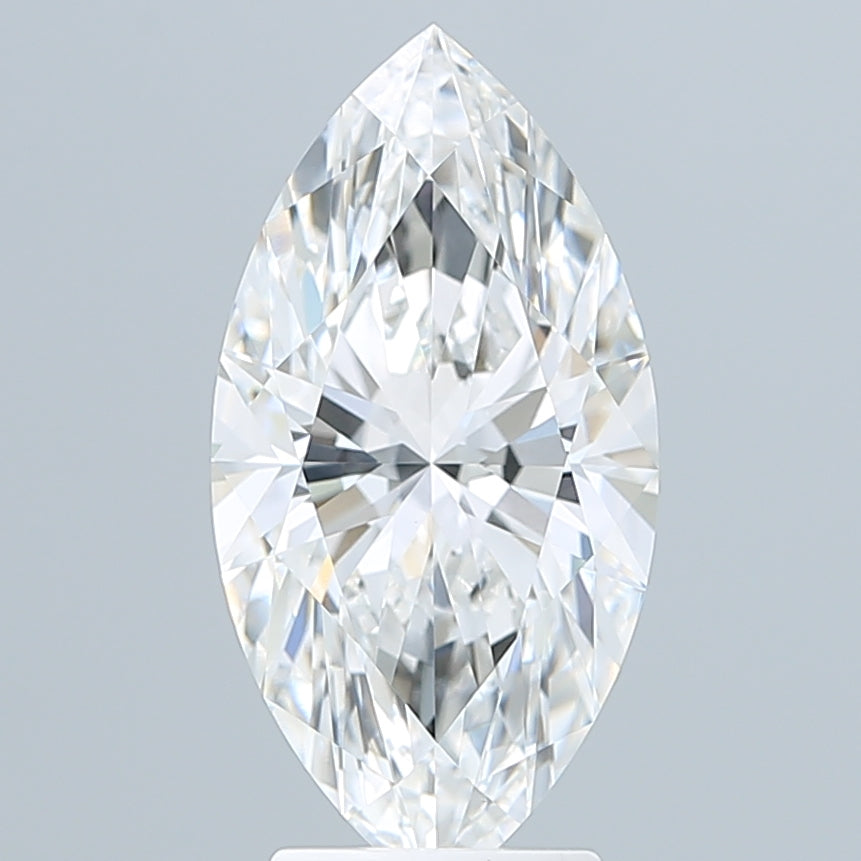 3.60 Carat Marquise Shaped, Ideal Cut, E Color, VVS2 Clarity, IGI Certified Lab Grown Diamond