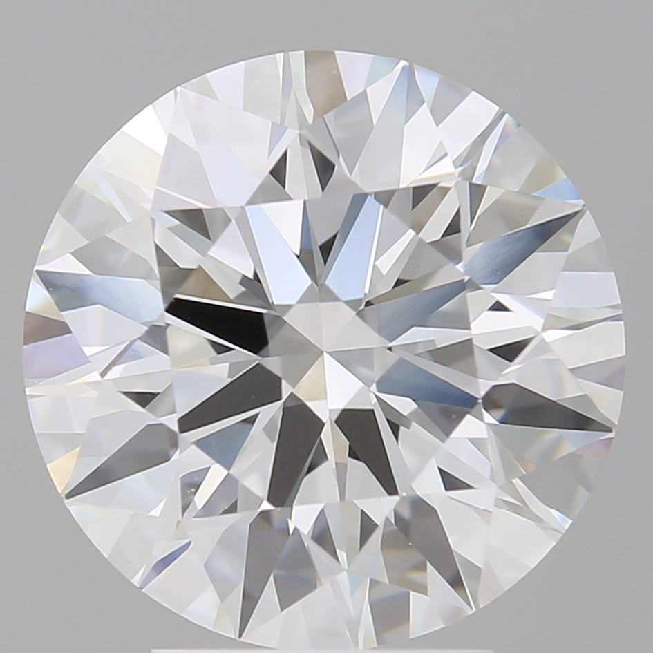 4.50 Carat Round Shaped, Excellent Cut, E Color, VVS2 Clarity, IGI Certified Lab Grown Diamond