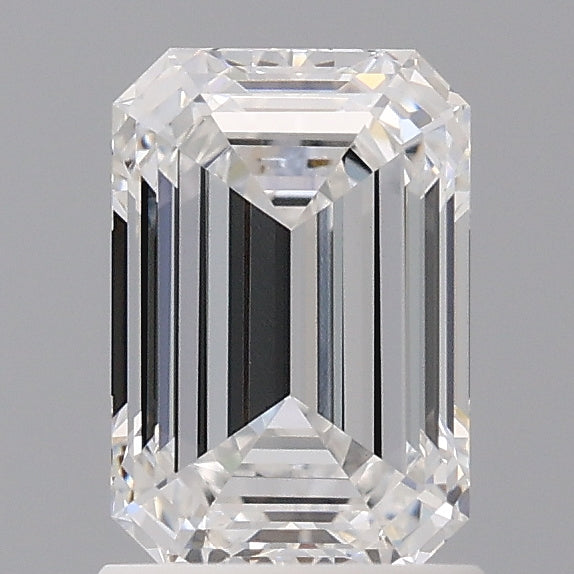 1.60 Carat Emerald Shaped, Ideal Cut, D Color, VVS2 Clarity, IGI Certified Lab Grown Diamond