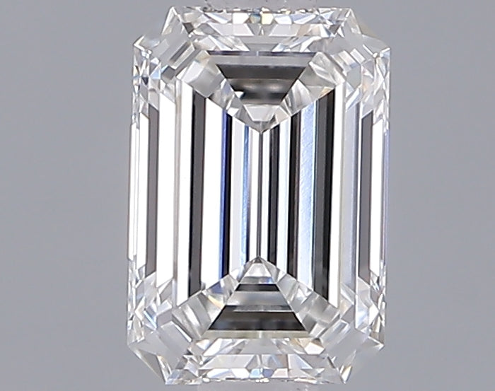 1.29 Carat Emerald Shaped, Ideal Cut, E Color, VVS2 Clarity, IGI Certified Lab Grown Diamond