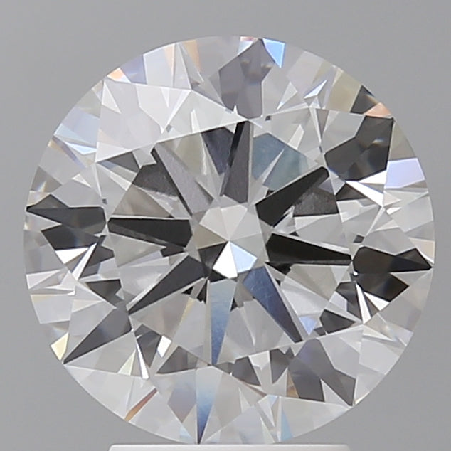 4.03 Carat Round Shaped, Ideal Cut, E Color, VVS2 Clarity, IGI Certified Lab Grown Diamond
