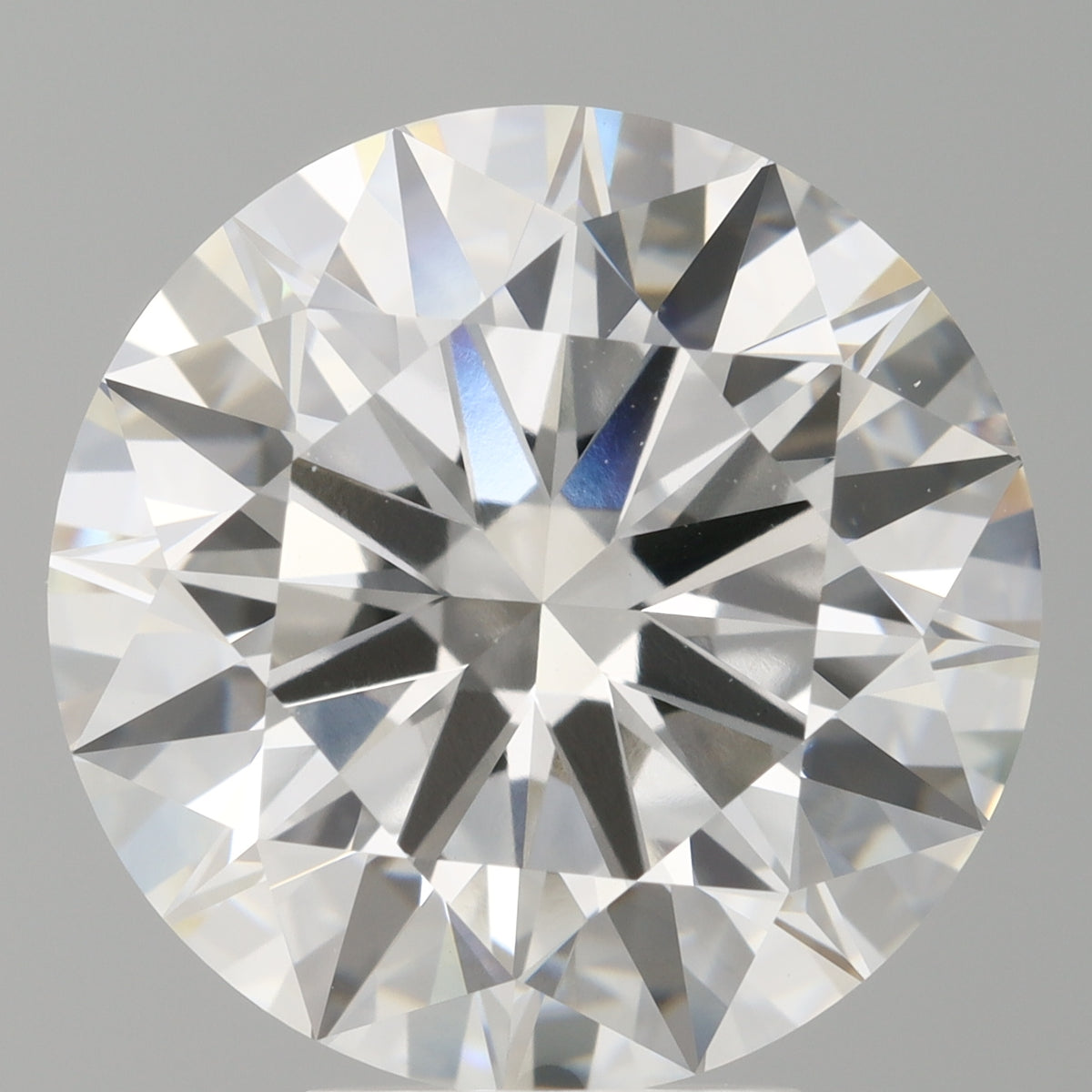 6.08 Carat Round Shaped, Ideal Cut, E Color, VVS2 Clarity, IGI Certified Lab Grown Diamond