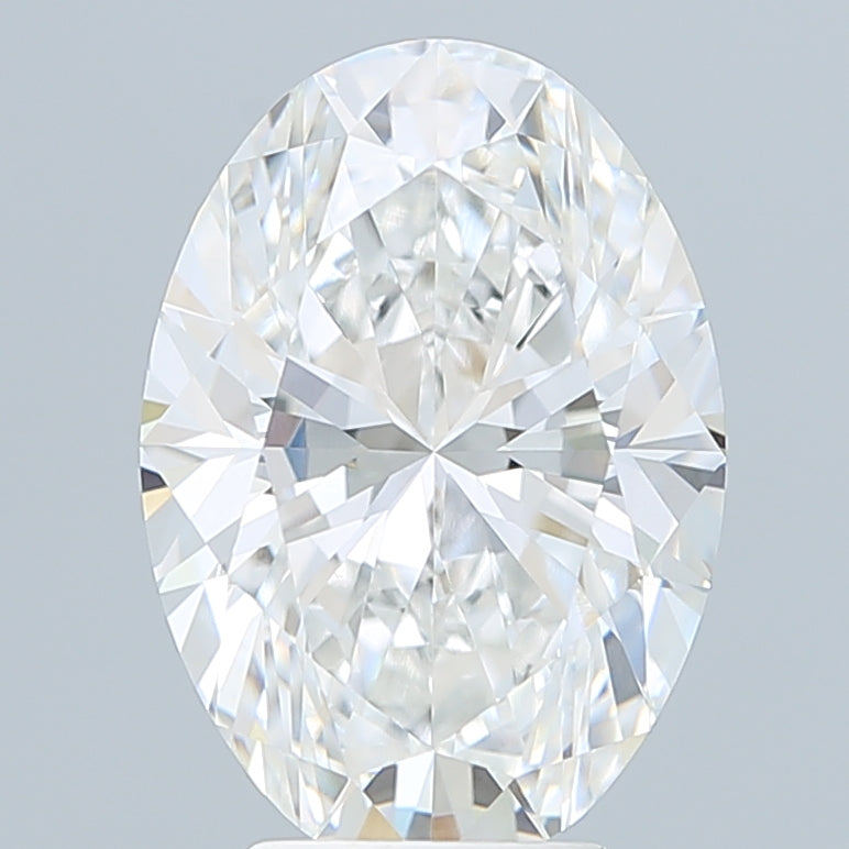 5.10 Carat Oval Shaped, Excellent Cut, E Color, VVS2 Clarity, IGI Certified Lab Grown Diamond