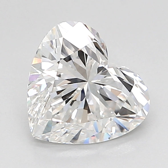 1.56 Carat Heart Shaped, Ideal Cut, E Color, VVS2 Clarity, IGI Certified Lab Grown Diamond