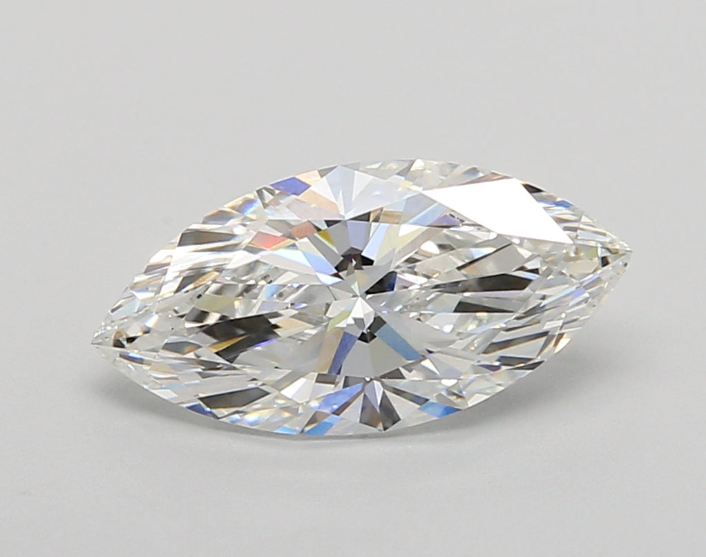 2.02 Carat Marquise Shaped, Ideal Cut, F Color, VVS1 Clarity, IGI Certified Lab Grown Diamond