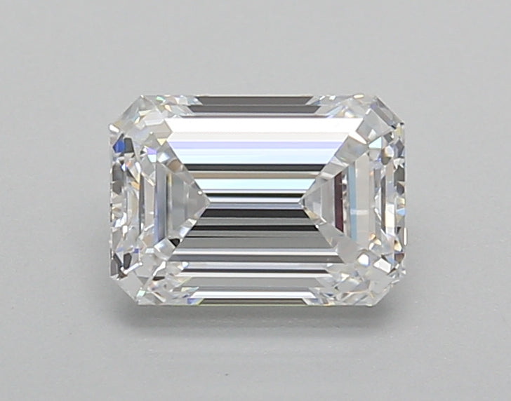 1.00 Carat Emerald Shaped, Excellent Cut, D Color, VVS2 Clarity, IGI Certified Lab Grown Diamond