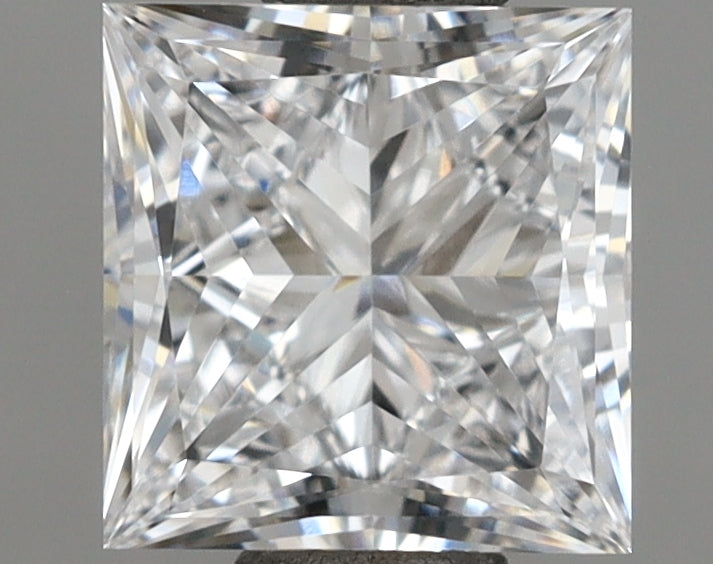 1.00 Carat Princess Shaped, Excellent Cut, D Color, VVS1 Clarity, IGI Certified Lab Grown Diamond