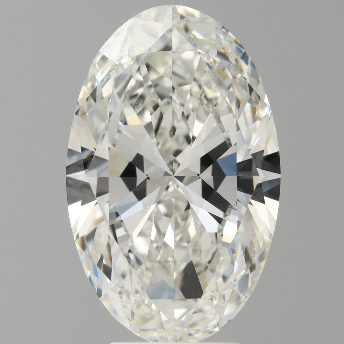 5.53 Carat Oval Shaped, Ideal Cut, F Color, VVS2 Clarity, IGI Certified Lab Grown Diamond