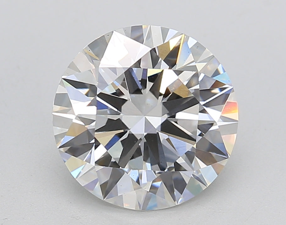 2.70 Carat Round Shaped, Excellent Cut, G Color, VS1 Clarity, GIA Certified Lab Grown Diamond