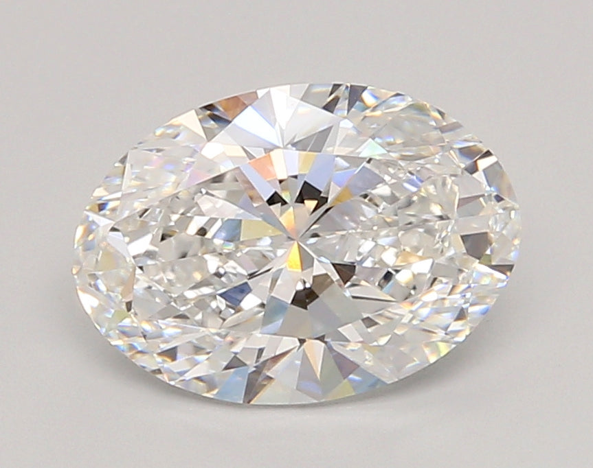 2.53 Carat Oval Shaped, Ideal Cut, D Color, VVS1 Clarity, IGI Certified Lab Grown Diamond