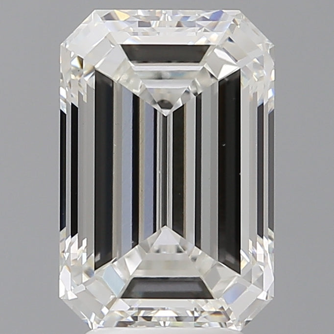 4.55 Carat Emerald Shaped, Ideal Cut, F Color, VS1 Clarity, IGI Certified Lab Grown Diamond