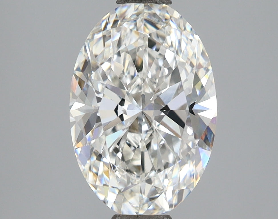 2.09 Carat Oval Shaped, Ideal Cut, F Color, VS1 Clarity, IGI Certified Lab Grown Diamond