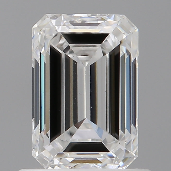 1.07 Carat Emerald Shaped, Ideal Cut, D Color, VS1 Clarity, IGI Certified Lab Grown Diamond