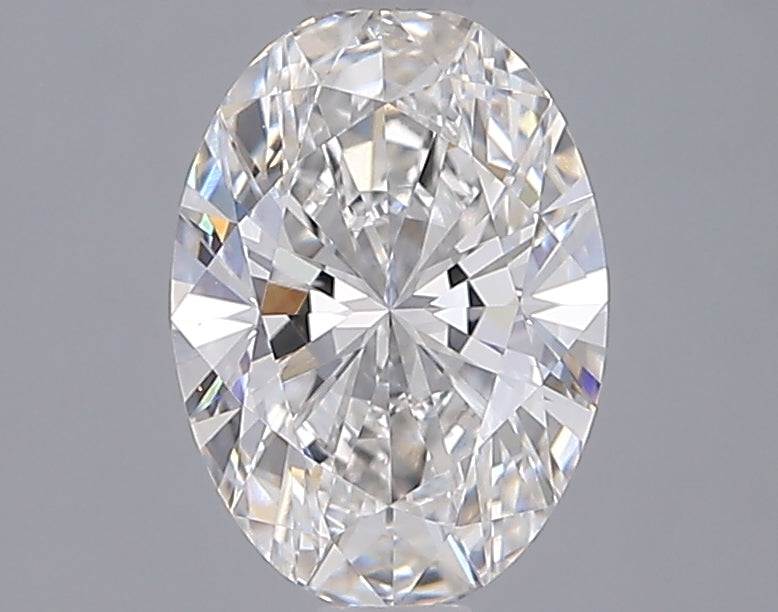 1.33 Carat Oval Shaped, Ideal Cut, F Color, VVS1 Clarity, IGI Certified Lab Grown Diamond
