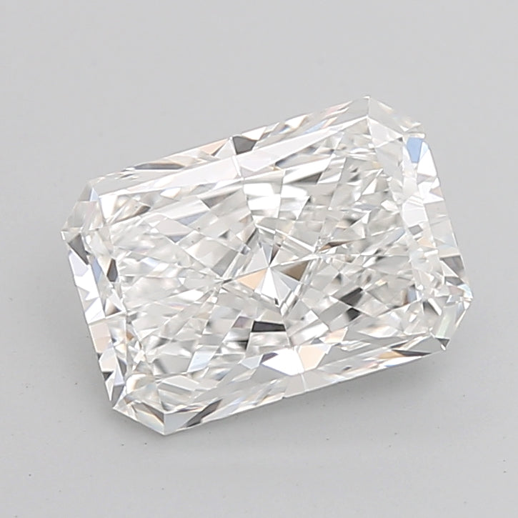 4.06 Carat Radiant Shaped, Ideal Cut, E Color, VVS2 Clarity, IGI Certified Lab Grown Diamond