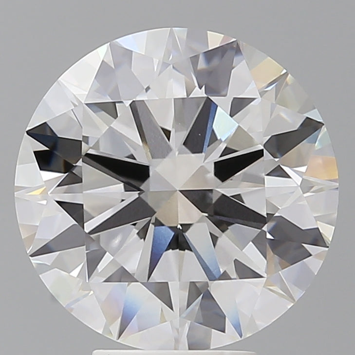 6.08 Carat Round Shaped, Excellent Cut, E Color, VVS2 Clarity, IGI Certified Lab Grown Diamond