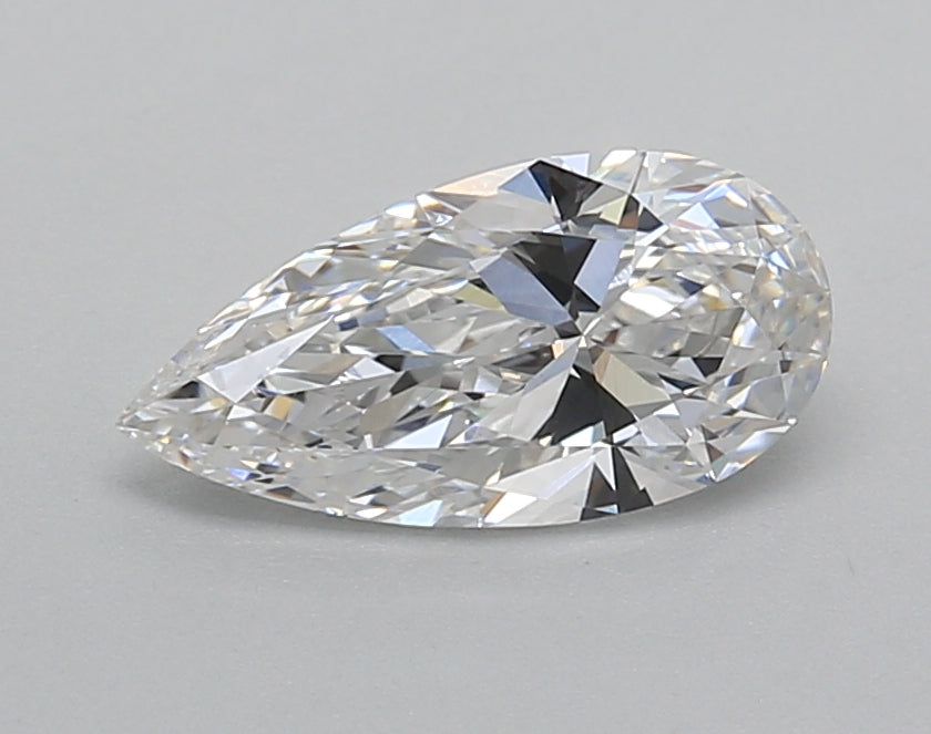1.03 Carat Pear Shaped, Ideal Cut, E Color, VVS2 Clarity, IGI Certified Lab Grown Diamond