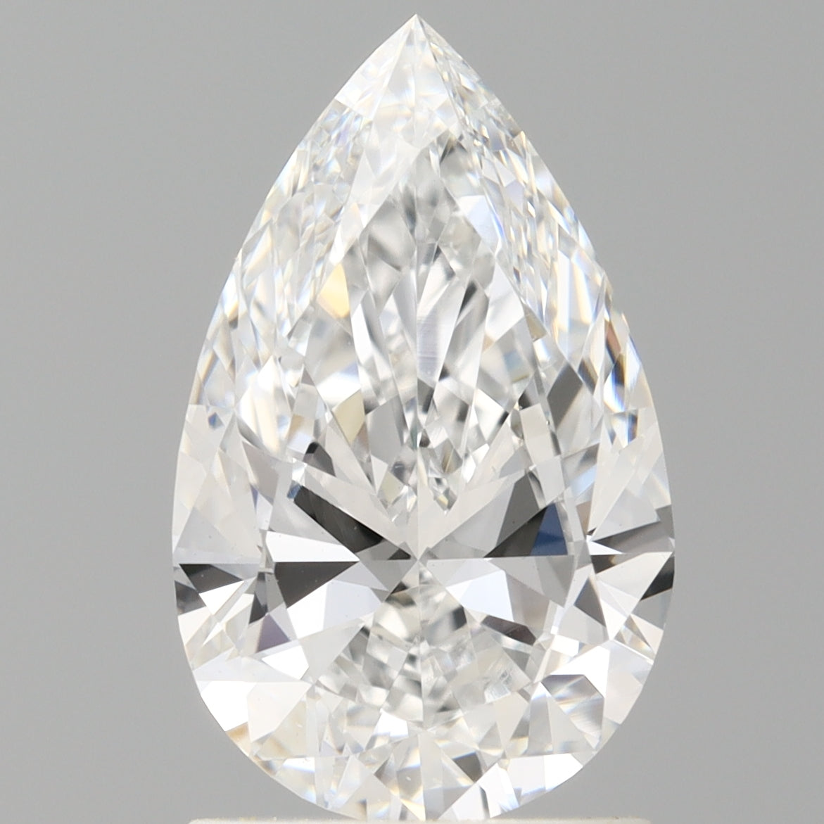 1.51 Carat Pear Shaped, Ideal Cut, D Color, VS1 Clarity, IGI Certified Lab Grown Diamond