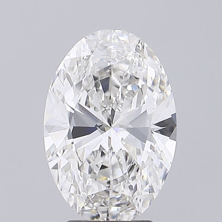 4.10 Carat Oval Shaped, Ideal Cut, F Color, VS1 Clarity, IGI Certified Lab Grown Diamond