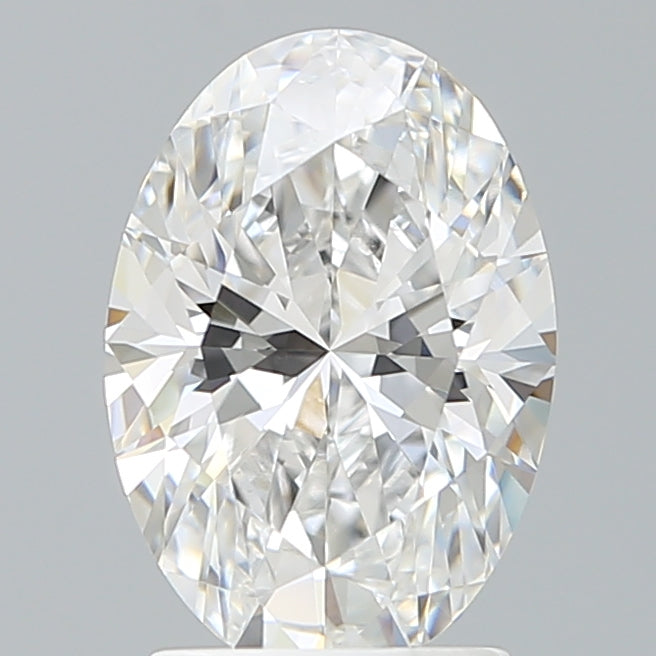 2.29 Carat Oval Shaped, Ideal Cut, E Color, VVS2 Clarity, IGI Certified Lab Grown Diamond
