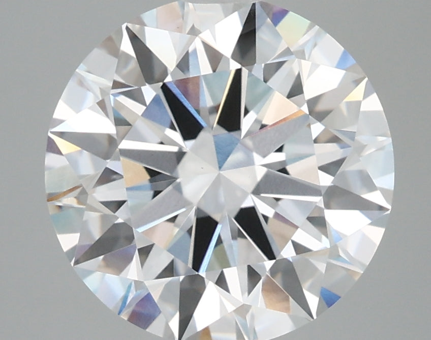 4.13 Carat Round Shaped, Ideal Cut, D Color, VVS2 Clarity, IGI Certified Lab Grown Diamond