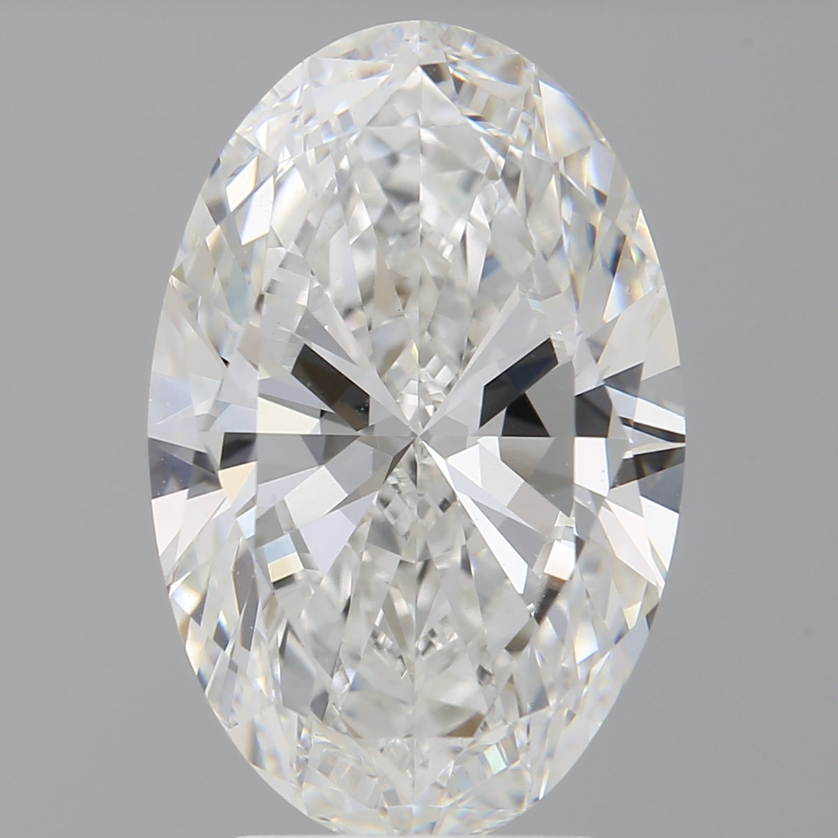4.00 Carat Oval Shaped, Ideal Cut, F Color, VVS2 Clarity, IGI Certified Lab Grown Diamond