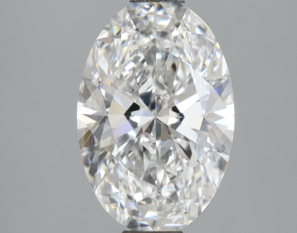 2.07 Carat Oval Shaped, Ideal Cut, E Color, VVS2 Clarity, IGI Certified Lab Grown Diamond
