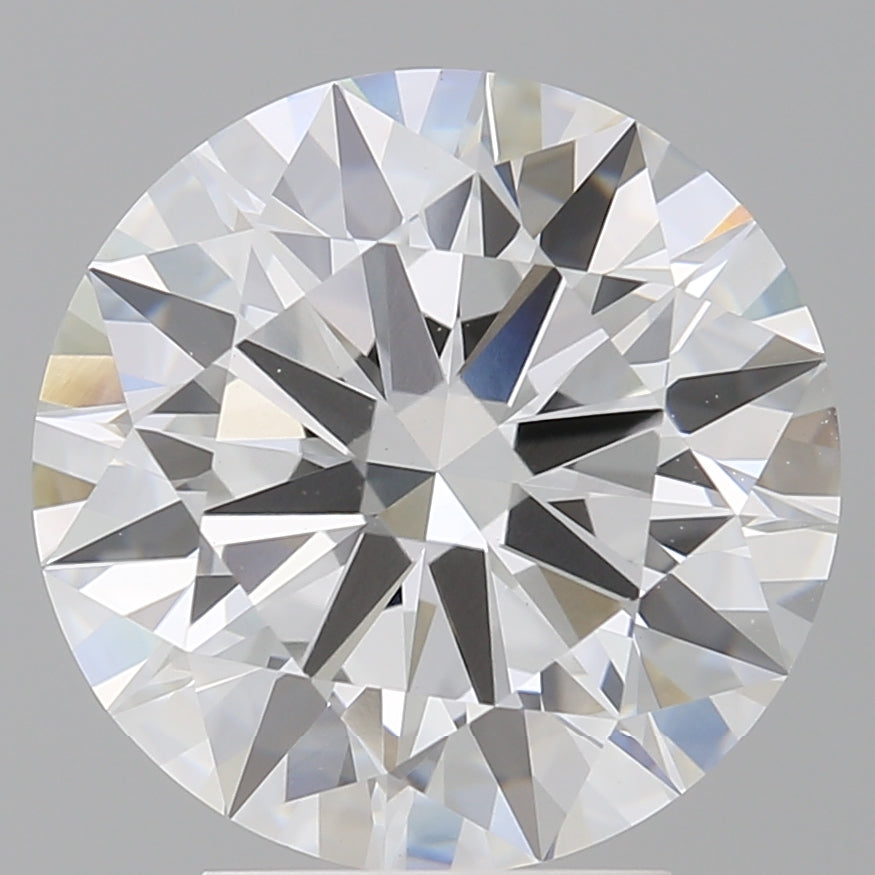 4.09 Carat Round Shaped, Ideal Cut, E Color, VVS2 Clarity, IGI Certified Lab Grown Diamond