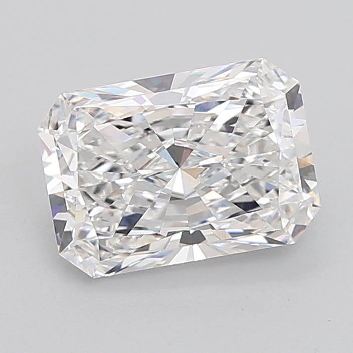 4.08 Carat Radiant Shaped, Ideal Cut, D Color, VVS2 Clarity, IGI Certified Lab Grown Diamond