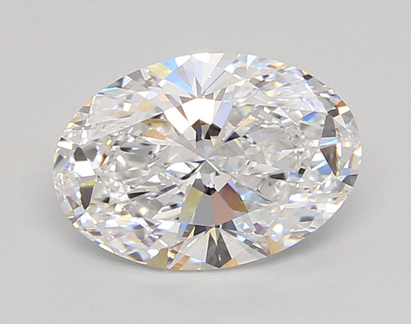 2.06 Carat Oval Shaped, Ideal Cut, D Color, VVS1 Clarity, IGI Certified Lab Grown Diamond