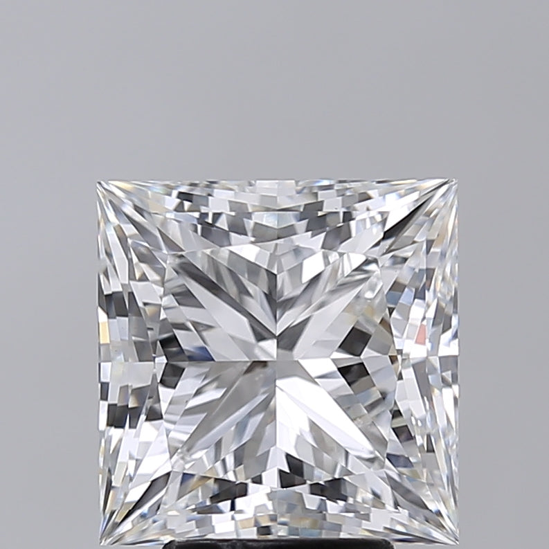 5.00 Carat Princess Shaped, Excellent Cut, E Color, VS1 Clarity, IGI Certified Lab Grown Diamond
