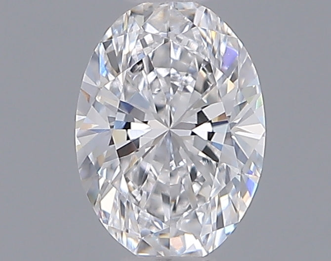 0.53 Carat Oval Shaped, Ideal Cut, D Color, VVS2 Clarity, IGI Certified Lab Grown Diamond