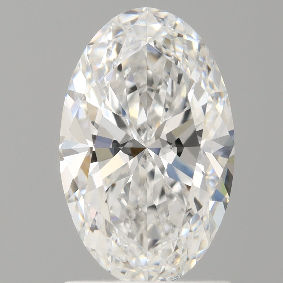 1.52 Carat Oval Shaped, Ideal Cut, D Color, VS1 Clarity, IGI Certified Lab Grown Diamond