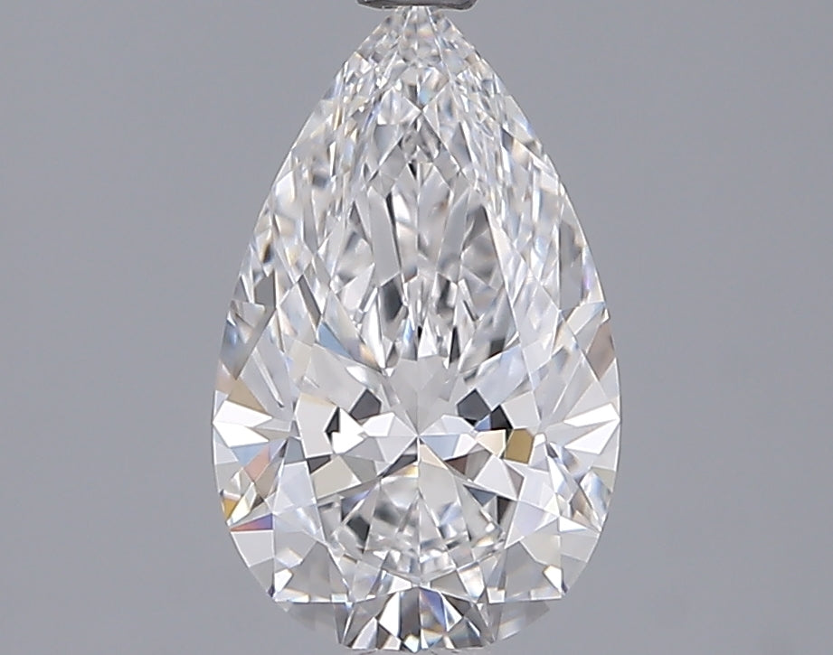 1.56 Carat Pear Shaped, Ideal Cut, D Color, VVS2 Clarity, IGI Certified Lab Grown Diamond