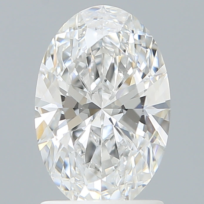 1.60 Carat Oval Shaped, Ideal Cut, D Color, VVS2 Clarity, IGI Certified Lab Grown Diamond