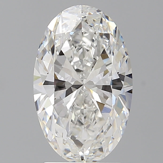 2.58 Carat Oval Shaped, Ideal Cut, F Color, VVS2 Clarity, IGI Certified Lab Grown Diamond