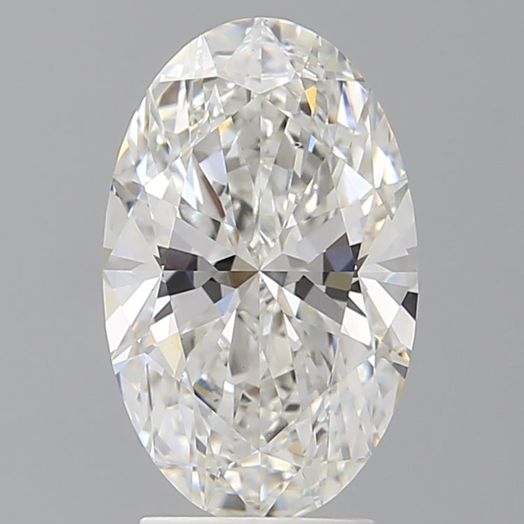 3.10 Carat Oval Shaped, Ideal Cut, F Color, VS2 Clarity, IGI Certified Lab Grown Diamond