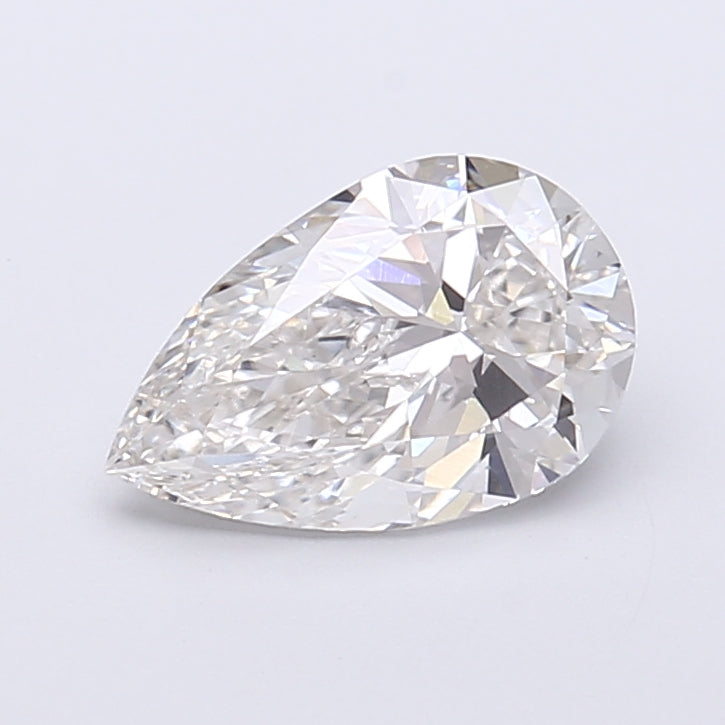 1.51 Carat Pear Shaped, Very Good Cut, F Color, VVS1 Clarity, IGI Certified Lab Grown Diamond