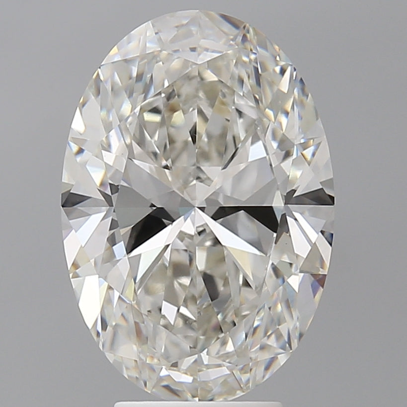 5.08 Carat Oval Shaped, Ideal Cut, G Color, VVS2 Clarity, IGI Certified Lab Grown Diamond
