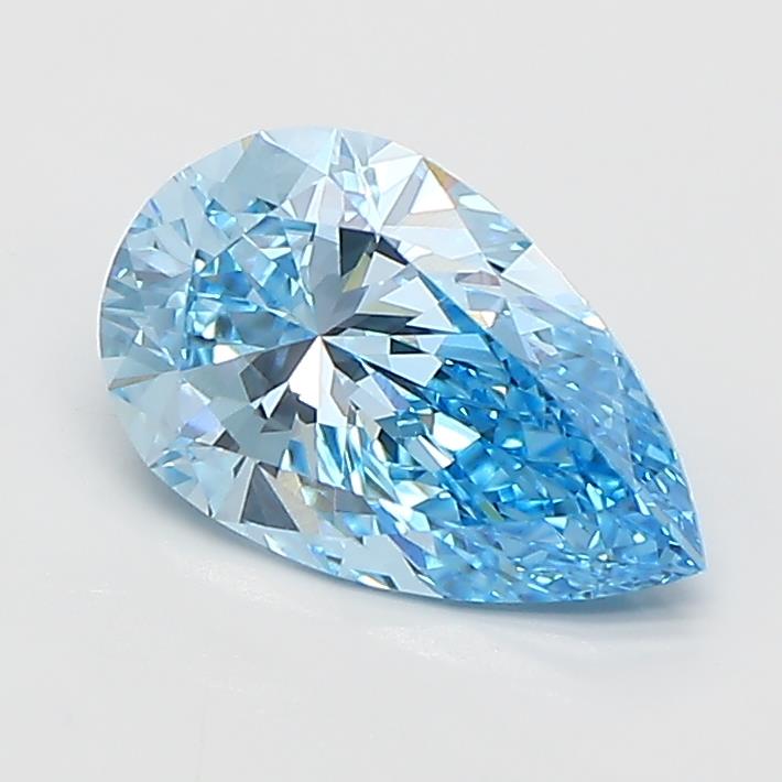 1.25 Carat Pear Shaped, Ideal Cut, VVS2 Clarity, IGI Certified Lab Grown Diamond