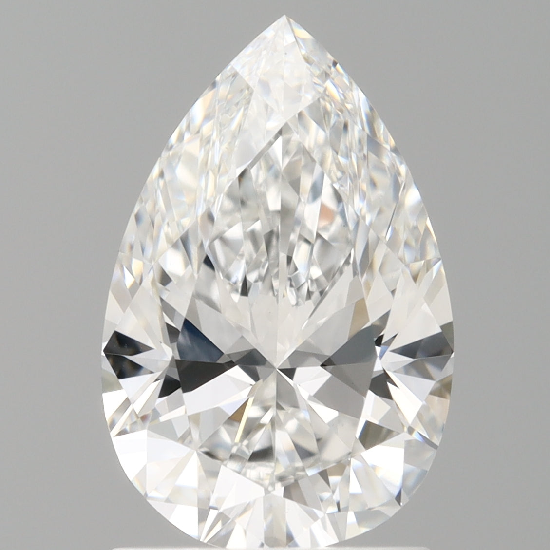 1.53 Carat Pear Shaped, Ideal Cut, E Color, VVS2 Clarity, IGI Certified Lab Grown Diamond