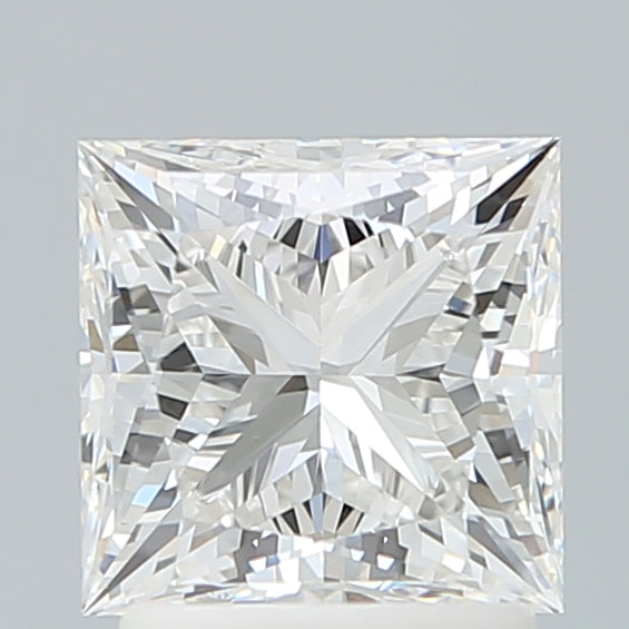 2.18 Carat Princess Shaped, Ideal Cut, E Color, VVS2 Clarity, IGI Certified Lab Grown Diamond