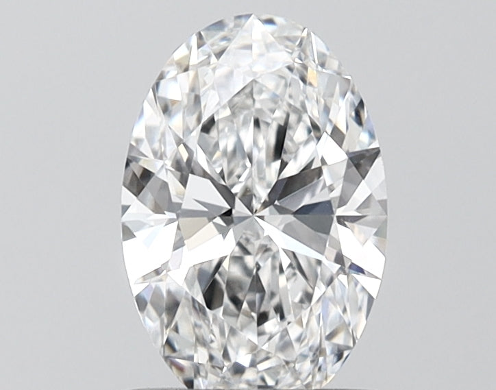 1.08 Carat Oval Shaped, Ideal Cut, D Color, VVS2 Clarity, IGI Certified Lab Grown Diamond