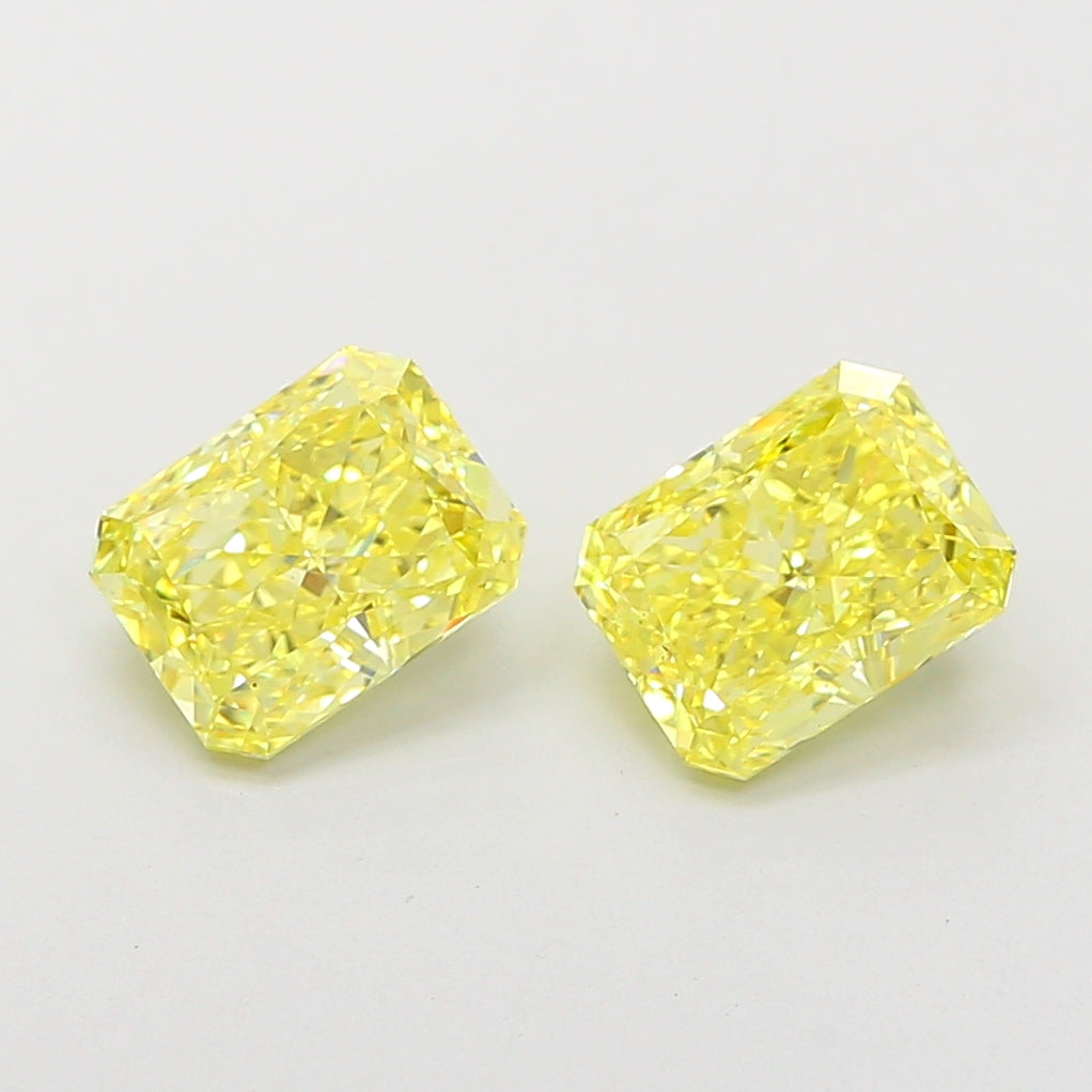 1.51 Carat Radiant Shaped, Ideal Cut, VVS2 Clarity, IGI Certified Lab Grown Diamond
