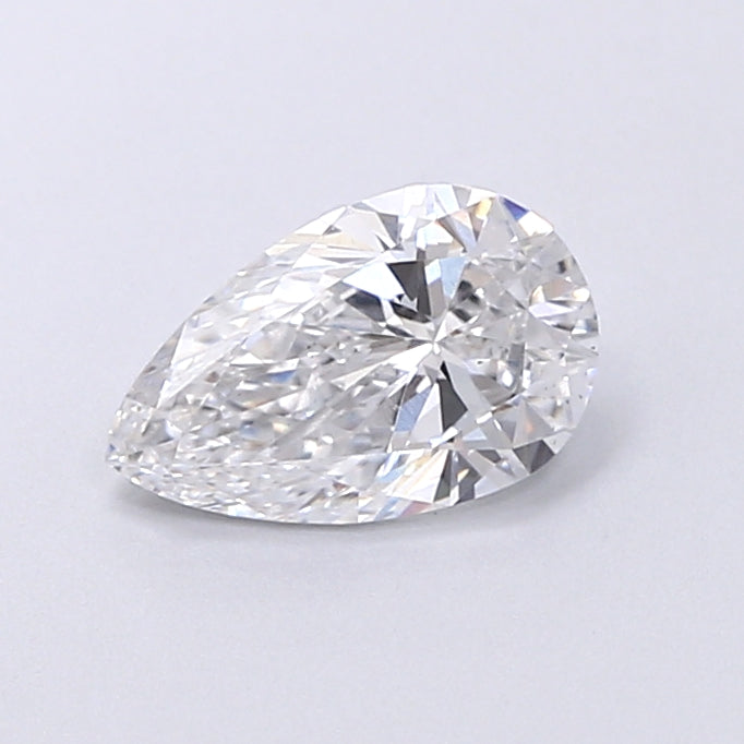 0.90 Carat Pear Shaped, Very Good Cut, D Color, VS1 Clarity, IGI Certified Lab Grown Diamond
