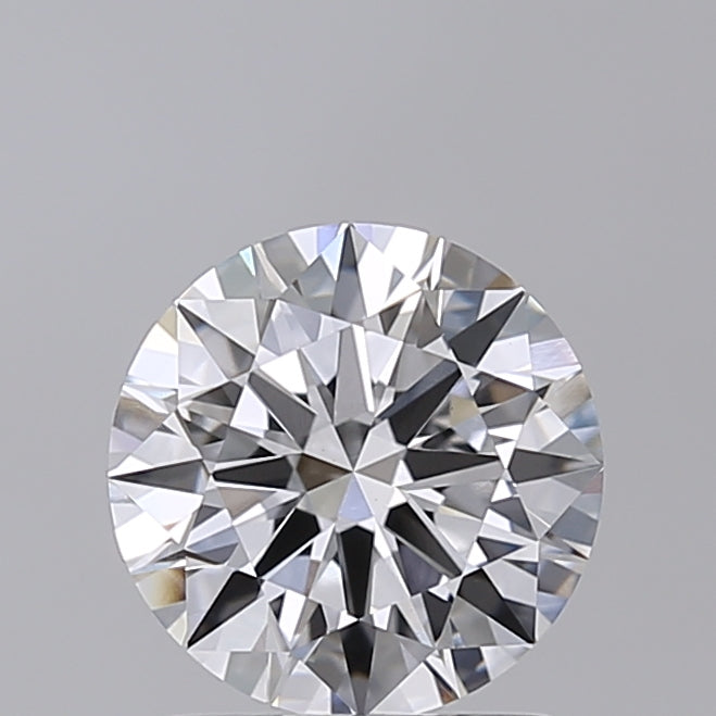 1.52 Carat Round Shaped, Ideal Cut, E Color, VVS2 Clarity, IGI Certified Lab Grown Diamond