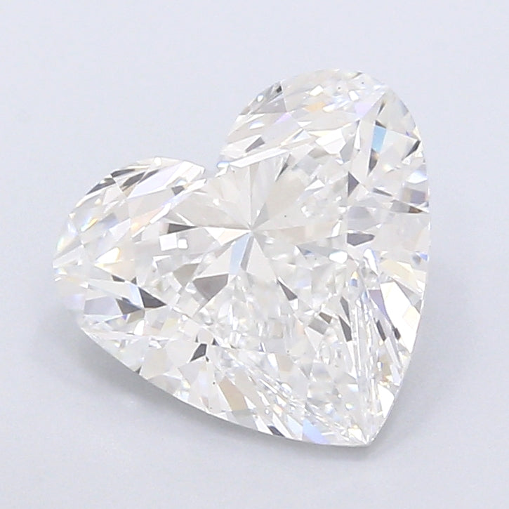 4.19 Carat Heart Shaped, Very Good Cut, D Color, VS1 Clarity, IGI Certified Lab Grown Diamond